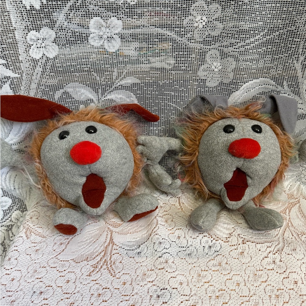 The Big Comfy Couch Fuzzy and Wuzzy Plush Set